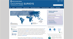 Desktop Screenshot of espanol.enterprisesurveys.org